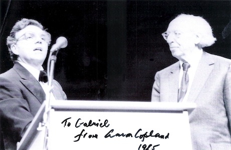 Aaron Copland on his 80th Birthday, celebrated by Banat and his Westchester Conservatory Orchestra
